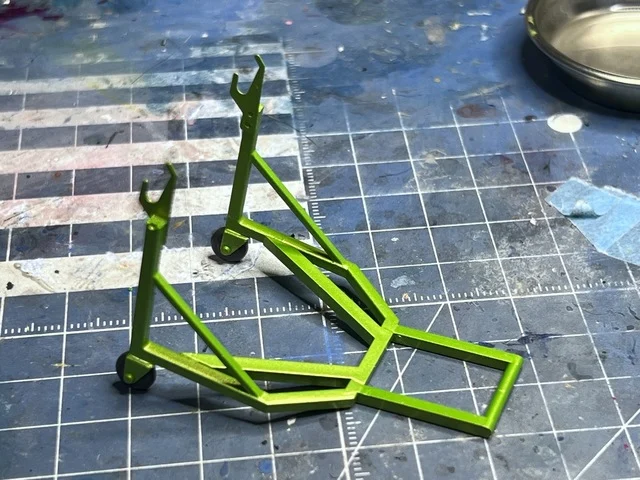作る　STUDIO27　KAWASAKI ZX-RR 02 (TransKit)　1/12　「その13　フロント③」
