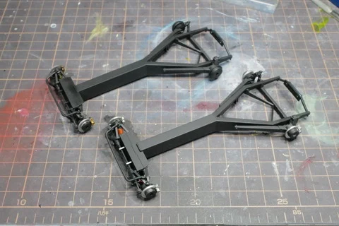 作る　タミヤ　ロータスヨーロッパスペシャル　1/24　「その5　フレーム」