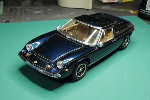 作る　タミヤ　ロータスヨーロッパスペシャル　1/24　「その12　ノーマルタイプ〜完成」