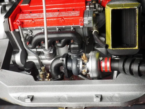 作る　ITALERI ランチア デルタHFインテグラーレ16V 1/12 「その23　Section 29-30」