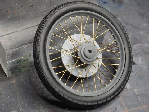 作る　ハセガワ　本郷猛のバイク〜SUZUKI GT380　1/12「その2　旧車といえばこれはやりたい！」