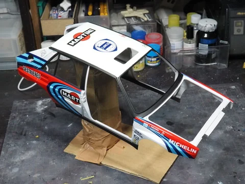 作る　ITALERI ランチア デルタHFインテグラーレ16V 1/12 「その31　Section 45〜No.4」