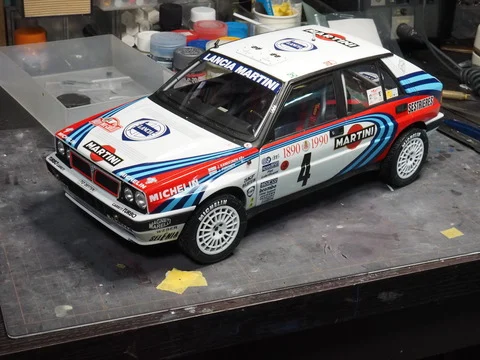 作る　ITALERI ランチア デルタHFインテグラーレ16V 1/12 「その33　Section 45〜No.6」