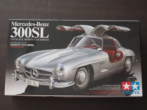 作る　タミヤ　Mercedes Benz 300SL Fat Boy　1/24「その1　開封」