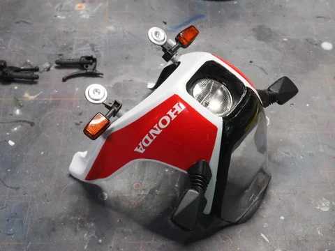作る　タミヤ　HONDA CB1100R　1/12「その6　仕上げ・・・でも、終わらない」