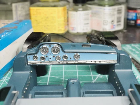 作る　タミヤ　Mercedes Benz 300SL Fat Boy　1/24「その12　ダッシュボードとか・・」