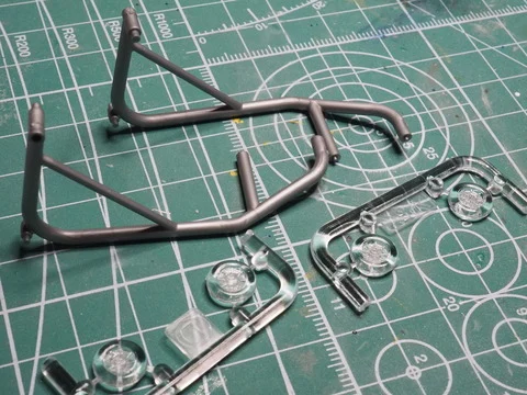 作る　タミヤ　KAWASAKI Ninja ZX-RR　1/12「その10　スタンド」