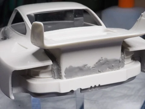 作る　STUDIO27　PORSCHE935 Zolder 1977 #52　1/24「その2　ボディ制作」
