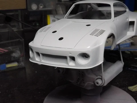 作る　STUDIO27　PORSCHE935 Zolder 1977 #52　1/24「その3　引き続きボディ」