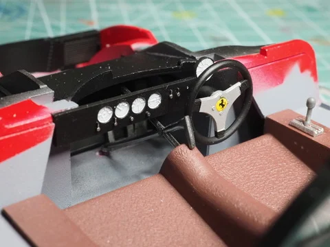 作る　ユニオン　Ferrari 512S　1/24「その4　ボディデカール」