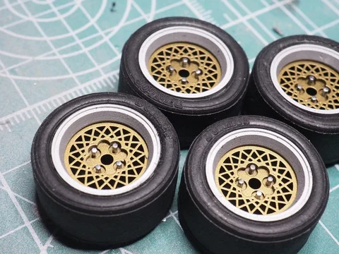作る　タミヤ　VOLKSWAGEN GOLF RACING Group 2　1/24「その4　デカールと自作パーツ」