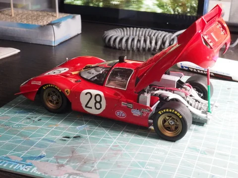 作る　ユニオン　Ferrari 512S　1/24「その7　完成です」