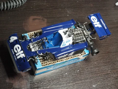 作る　タミヤ　Tyrrell P34 1977 Monaco GP　1/20「その5　完成までの小物」