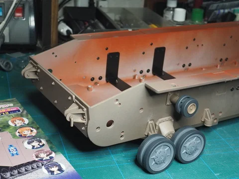 作る　アシェット　IV号戦車H型（D型改）ガルパン　1/12「Vol.074〜Vol.077」
