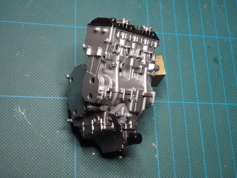 作る　MENG Model　カワサキNinja ZX-10R　1/9「その2 Step1-6」