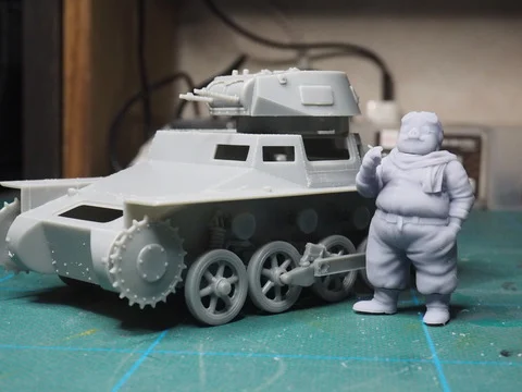 作る　TriStar　I号戦車A後期　1/35「その2　組み立て」