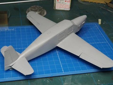 作る　DORA WINGS　Caudron C.631-33Simoun　1/48「その4　機体その2」