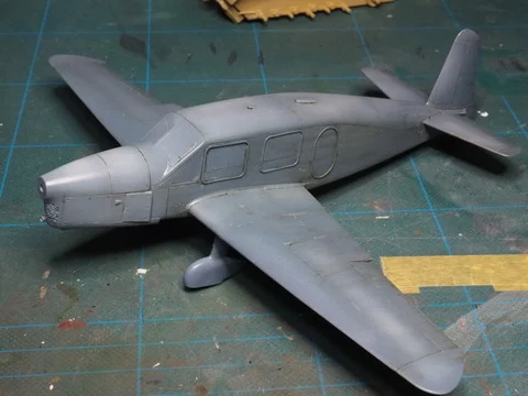 作る　DORA WINGS　Caudron C.631-33Simoun　1/48「その5　塗装」