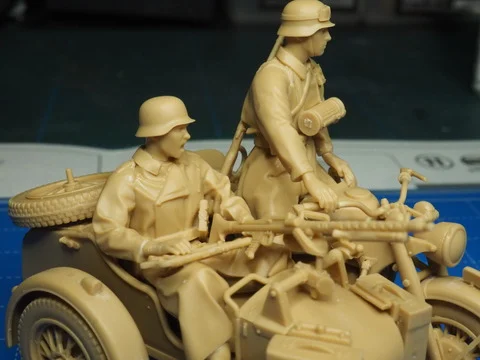 作る　ACADEMY　I号戦車B型&KS750サイドカー　1/35「その2　サイドカー」