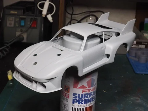 作る　マルイ　PORSCHE 935-77　1/24「その2　ボディ・・・修正」