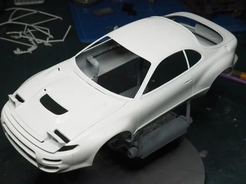 作る　タミヤ　トヨタセリカ GT-FOUR RC　1/24「その2　ボディと言えば磨きです」