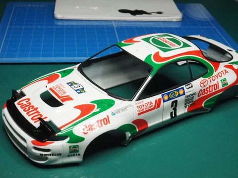 作る　タミヤ　トヨタセリカ GT-FOUR RC　1/24「その8　ボディ・・・仕上げに向けて」
