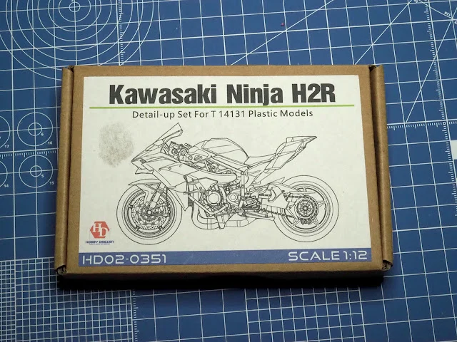 作る　タミヤ　カワサキニンジャH2R　1/12　「その08.5　HOBBY DESIGN DUpartsが届きました」