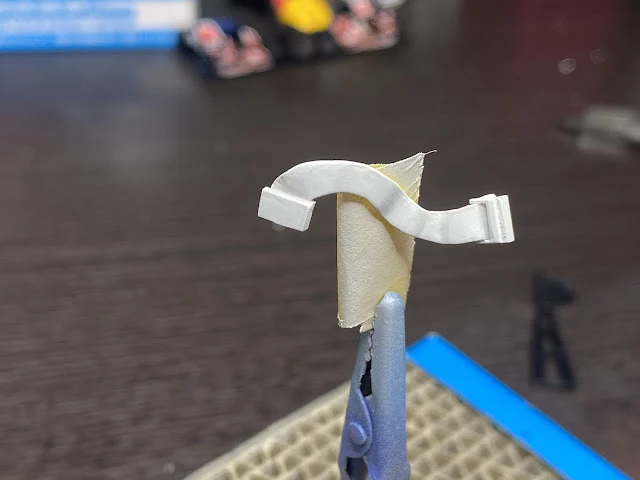 作る タミヤ レッドブル レーシングルノーRB6 1/20 「その22 組み立て〜ウイングとの橋?周辺」