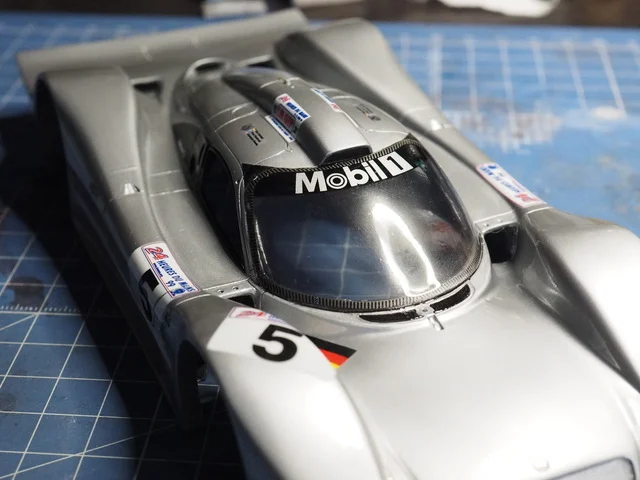 作る　Profile24models　Mercedes CLR LeMans1999　1/24　「その13　ボディ制作①〜フロントスクリーン」